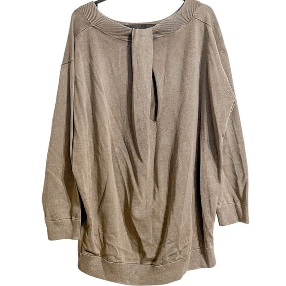 Barefoot Dreams Sunbleached Drape Back Tunic XS - Picture 5 of 7